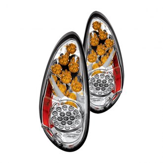 2001-2006 Chrysler PT Cruiser IPCW LED Tail Lights Crystal / Amber / Red