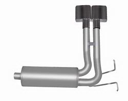 1987-1996 Ford F-150 F-250 4.6 4.9 5.0 5.4 5.8 (Standard Cab 6 1/2' Bed) Gibson Super Truck 3" Cat-Back Exhaust (Aluminized)