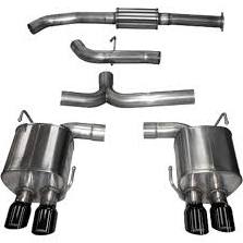 2015-2017 Subaru Impreza WRX 2.0 Turbo and STI 2.5 Turbo Corsa Sport Cat-Back Exhaust BLACK