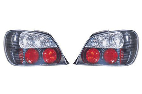 IPCW Tail Lights Black 2002-2003 Subaru WRX