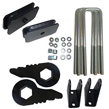 2000-2010 Chevy Avalanche Silverado Suburban GMC Sierra Yukon Denali 2500HD Traxda COMPLETE Lift Kit 2-3" Front 1" Rear Lift