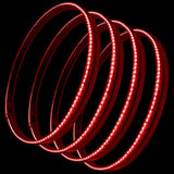 Red LED Wheel Light Rings (Set of 4) / LED Car Rim Lights by Oracle