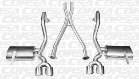 1997-2004 Chevrolet Corvette C5 5.7 V8 Corsa Xtreme Cat-Back Exhaust + X Pipe