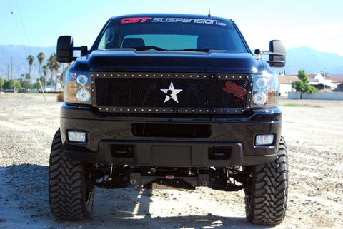 2011-2017 Chevy Silverado GMC Sierra 2500HD 3500HD Lift Kit w/ 2.0 Emulsion Shocks by CST 8-10" Lift