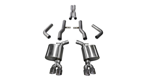 2015-2017 Dodge Challenger SRT 392 and R/T Scat Pack 6.4 V8 + SRT HellCat 6.2 V8 Corsa Sport Cat-Back Exhaust
