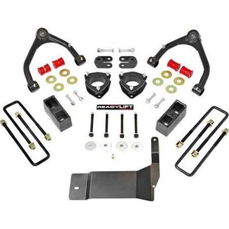 2014-2018 Chevy Silverado GMC Sierra 1500 4WD (w/ OE Cast Steel UCAs) Ready Lift COMPLETE Lift Kit 4" Front 1.75" Rear Lift