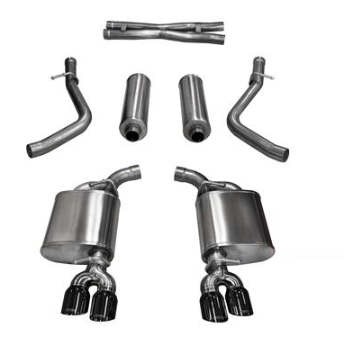 2015-2017 Dodge Challenger R/T 5.7 V8 Corsa Sport Cat-Back Exhaust BLACK