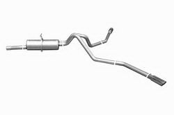 1999-2004 Ford F250 F350 SuperDuty 5.4 and 6.8 (Standard, Super, and Crew Cabs) Gibson 3" Performance Dual Cat-Back Exhaust (Stainless)