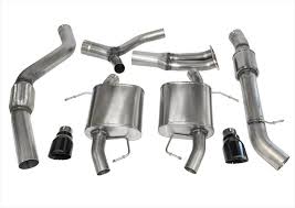 2007-2012 BMW 335i (E90 Sedan, E91 Touring, E92 Coupe) Corsa Sport Cat-Back Exhaust BLACK