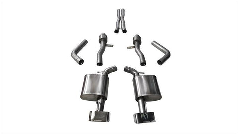 2015-2017 Dodge Challenger SRT 392 and R/T Scat Pack 6.4 V8 + SRT HellCat 6.2 V8 Corsa Sport Cat-Back Exhaust