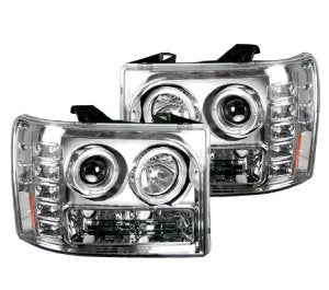 RECON CCFL Halo Projector Headlights 2007-2013 GMC Sierra
