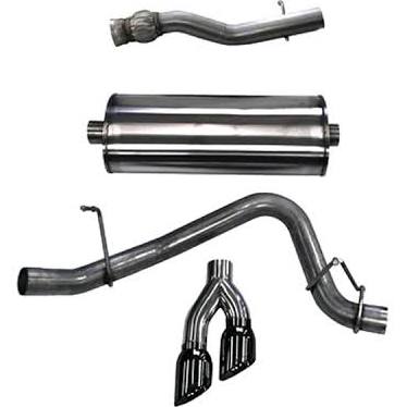 2015-2018 GMC Yukon Denali XL 1500 6.2 V8 Corsa Sport Cat-Back Exhaust BLACK