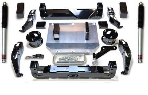 2014-2018 Chevy Silverado GMC Sierra 1500 4WD Models Complete Lift Kit w/ Rear Shocks by CST 4.5" Lift