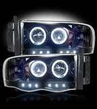 RECON Projector Headlights 2002-2005 Dodge Ram 1500/2500/2500 Smoked/Black