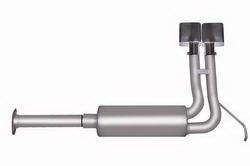 1994-1995 Chevy / GMC C/K Series 1500 4.3 5.0 5.7 2WD (Standard Cab 6 1/2' Bed) Gibson Super Truck 3" Cat-Back Exhaust (Aluminized)