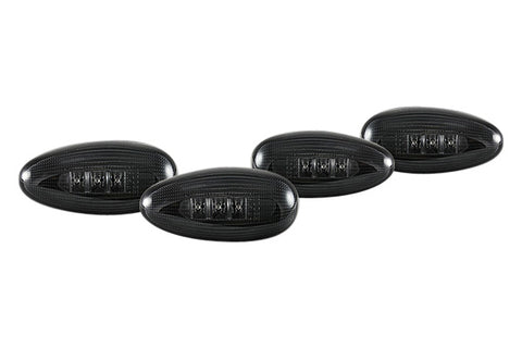 RECON SMOKED LED Fender Lights 1999-2011 Chevy Silverado/GMC Sierra