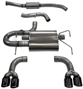 2008-2013 Subaru Impreza STI 2.5 Turbo (Manual Trans) Hatchback Corsa Sport Cat-Back Exhaust BLACK