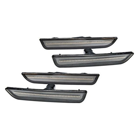 2010-2014 Ford Mustang LED Sidemarker Light Kit (Smoked/Tinted) by Oracle