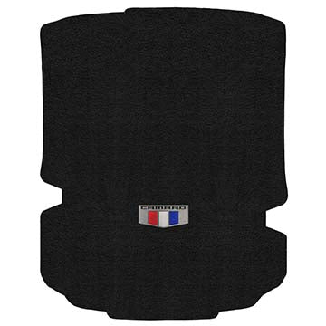 2016-2017 Chevy Camaro Coupe "Camaro Coupe Shield Logo" Velourtex TRUNK Mat (Ebony) by Lloyd Mats