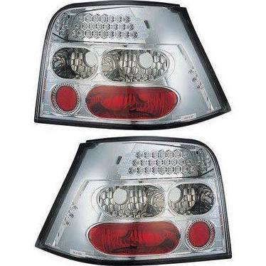 1993-1998 VW Golf Clear LED Tail Lights (Pair) by IPCW