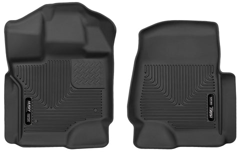 2015-2018 Ford F-150 (Super Cab + Super Crew) Husky Xact Contour FRONT Floor Liners