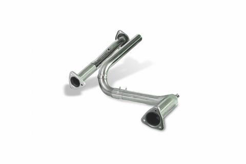 2000-2006 Chevy Silverado GMC Sierra, Suburban, Tahoe, H2, Cadillac Escalade 6.0 V8 2.5" Stainless Intermediate Pipes (Non-Catted) by Dynatech