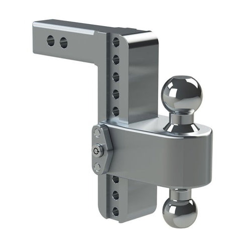 180 Turnover Ball Hitch Adjustable 8" Drop Hitch w/ Lock (Fits 2.5" Receivers) by Weigh Safe