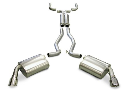 2010-2015 Chevrolet Camaro SS 6.2 V8 (Auto Trans w/out Ground Effects Only) Coupe Corsa Sport Cat-Back + X Pipe Exhaust