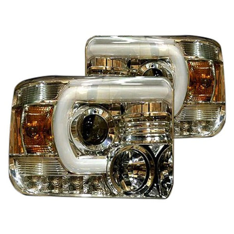 RECON LED Projector Headlights w/ DRL 2014-2017 Chevy Sierra 1500