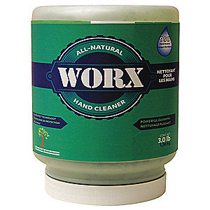Worx All-Natural Hand Cleaner 3Lbs (Case of 4)
