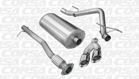 2010-2010 Chevrolet Silverado 1500 6.2 V8 Crew Cab/Short Bed 143.5" Wheelbase Corsa Sport Cat-Back Exhaust