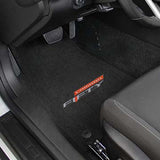2017 Chevy Camaro "50th Anniversary Logo" Ultimat FRONT Seat Floor Mats (Ebony) by Lloyd Mats