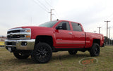 2011-2017 Chevy Silverado GMC Sierra 2500HD 2WD + 4WD Stock Torsion Location Lift Kit by CST 3-6" Front 1" Rear Lift