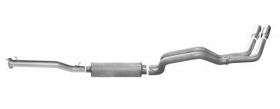 2015-2018 Ford F-150 5.0 V8 6 1/2' Bed Regular Cab Gibson Performance Dual Sport Cat-Back Exhaust (Aluminized)