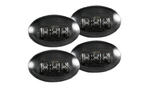 RECON SMOKED LED Fender Lights 1999-2010 Ford F250HD/F350/F450/F550 Superduty