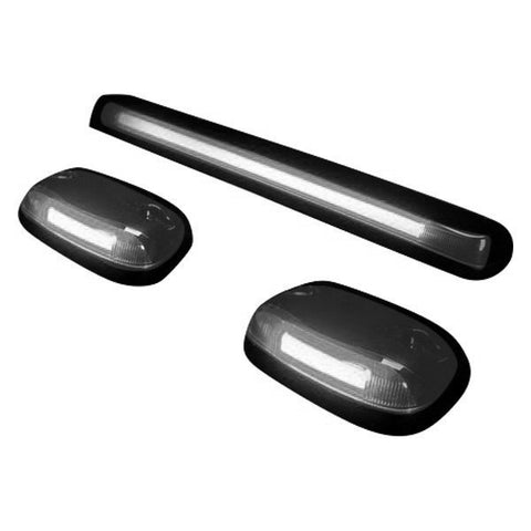 RECON High Power LED Truck Cab Roof Lights  w/ White LEDs 2007-2013 Chevy Silverado GMC Sierra