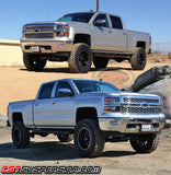 2014-2018 Chevy Silverado 1500 4WD w/ Steel OEM Suspension Complete Lift Kit by CST 8" Lift