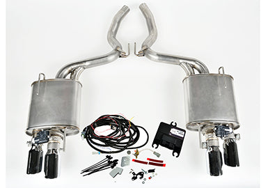 2015-2017 Ford Mustang 2.3 EcoBoost Trim levels 200A/201A w/ Roush Rear Valance Roush Performance ACTIVE Axle Back Exhaust System