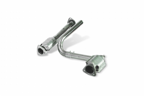 2000-2006 Chevy Silverado GMC Sierra, Suburban, Tahoe, H2, Cadillac Escalade 6.0 V8 2.5" Stainless Catted Intermediate Pipes by Dynatech