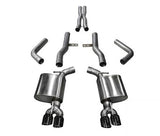 2015-2017 Dodge Challenger SRT 392 and R/T Scat Pack 6.4 V8 + SRT HellCat 6.2 V8 Corsa Xtreme Cat-Back Exhaust BLACK