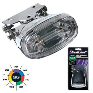 Streetglow LED Strobe Light White