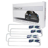 1987-1999 Chevy CK Trucks Color Changing DUAL LED Headlight Halo Kit w/2.0 Remote by Oracle Lighting
