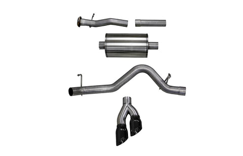 2017-2018 Chevy Colorado and GMC Canyon 3.6 V6 Corsa Sport Cat-Back Exhaust BLACK