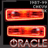 1987-1999 Chevy CK Trucks Color Changing LED Headlight Halo Kit w/2.0 Remote by Oracle Lighting
