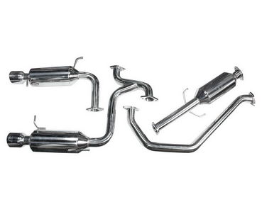 DC Sports Dual Cat-Back Exhaust 2003-2007 Hyundai Tiburon V6