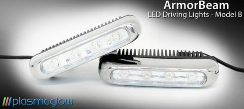 Plasmaglow ArmorBeam LED Fog/Driving Lights (PAIR)