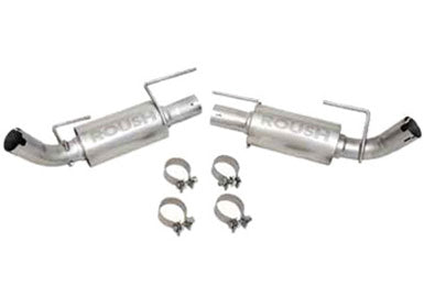 2005-2009 Ford Mustang GT 4.6 V8 w/ Roush Rear Valance Roush Performance Enhanced Sound Axle Back Exhaust w/out Tips